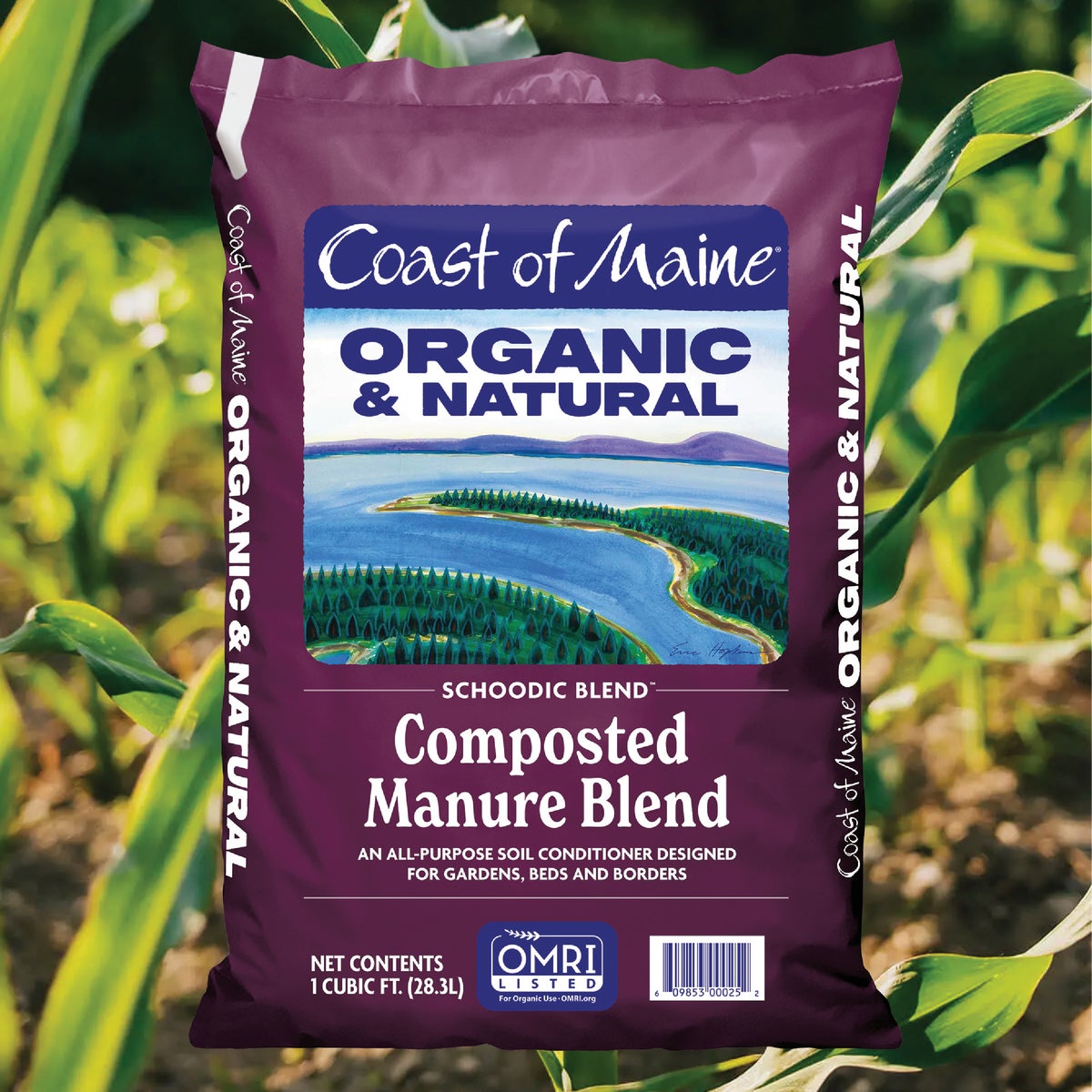 Coast of Maine Schoodic Blend 40 Lb. 1 Cu. Ft. Organic & Natural Composted Manure Image 3