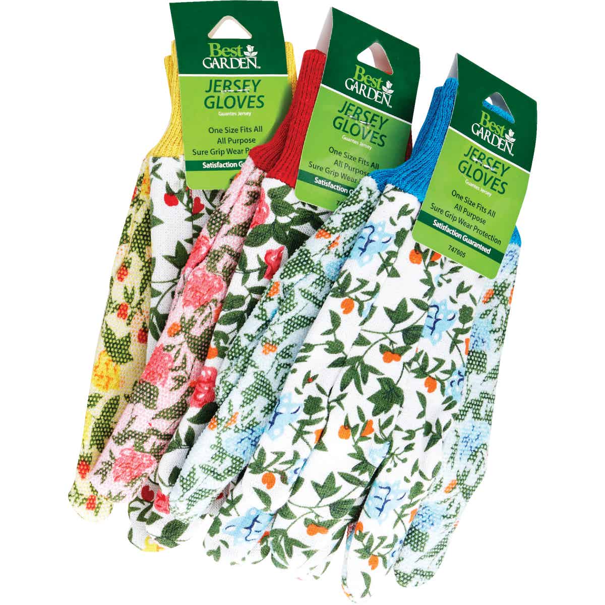 Best Garden Women's 1 Size Fits All Jersey Garden Glove Image 2