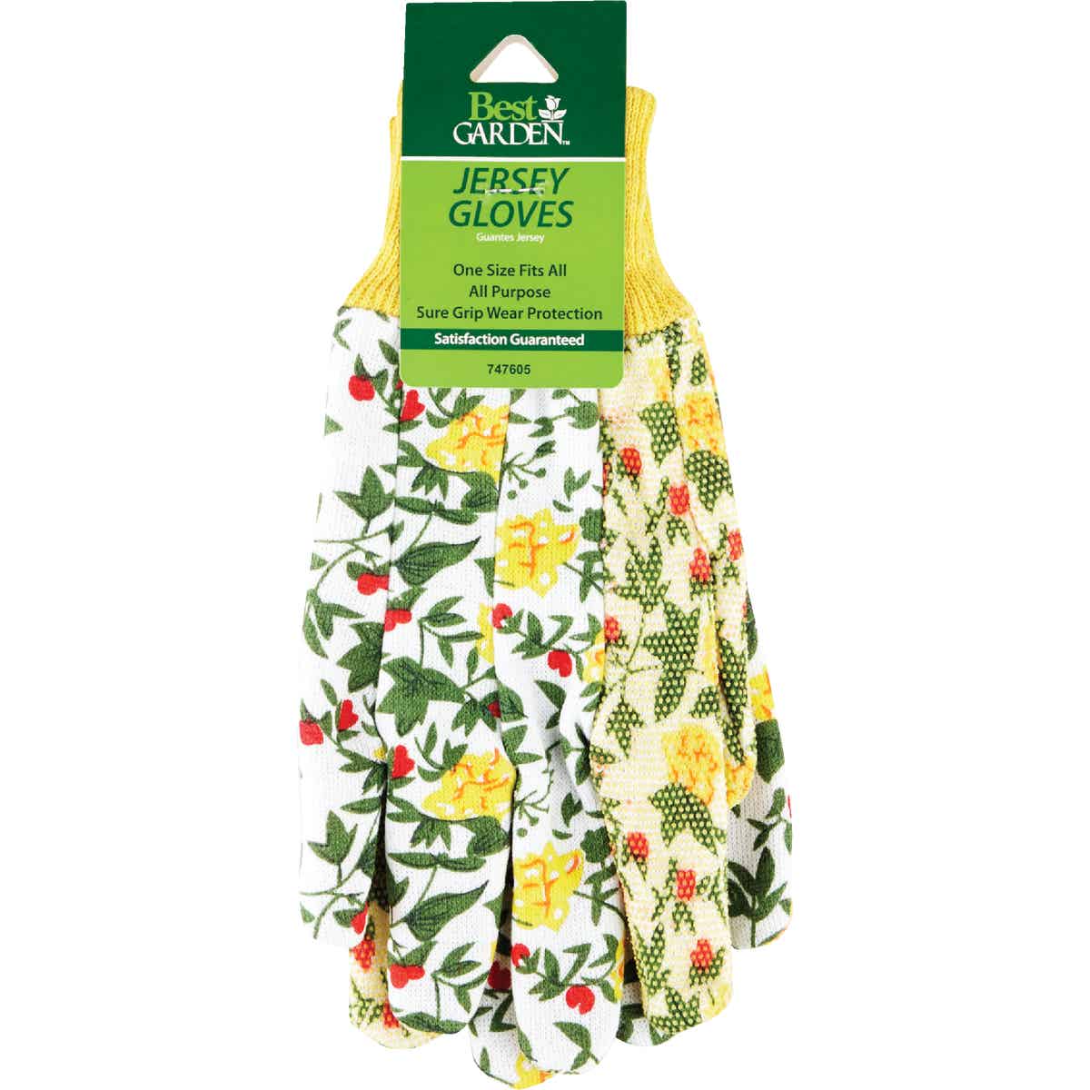 Best Garden Women's 1 Size Fits All Jersey Garden Glove Image 6