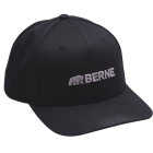 Berne Black Horizontal Logo Mesh-Back Cap Image 1