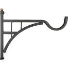 Panacea 12 In. Black Steel Modern Farmhouse Bracket Image 1