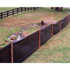 Tenax 2 Ft. H. x 100 Ft. L. Preassembled Black Woven Geotextile Silt Fence Image 3