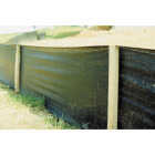 Tenax 2 Ft. H. x 100 Ft. L. Preassembled Black Woven Geotextile Silt Fence Image 4