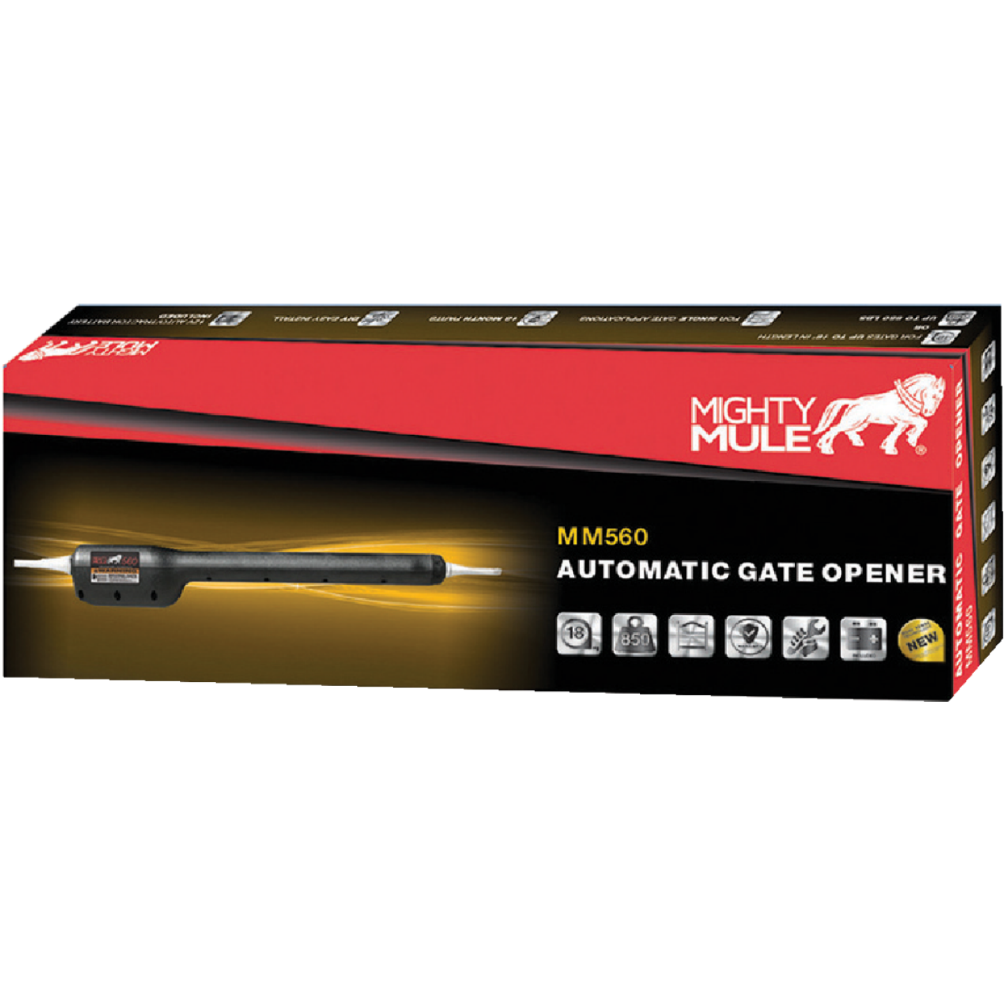 Mighty Mule MM571W 18 Ft. 850 Lb. Heavy-Duty Single Gate Opener Kit Image 6