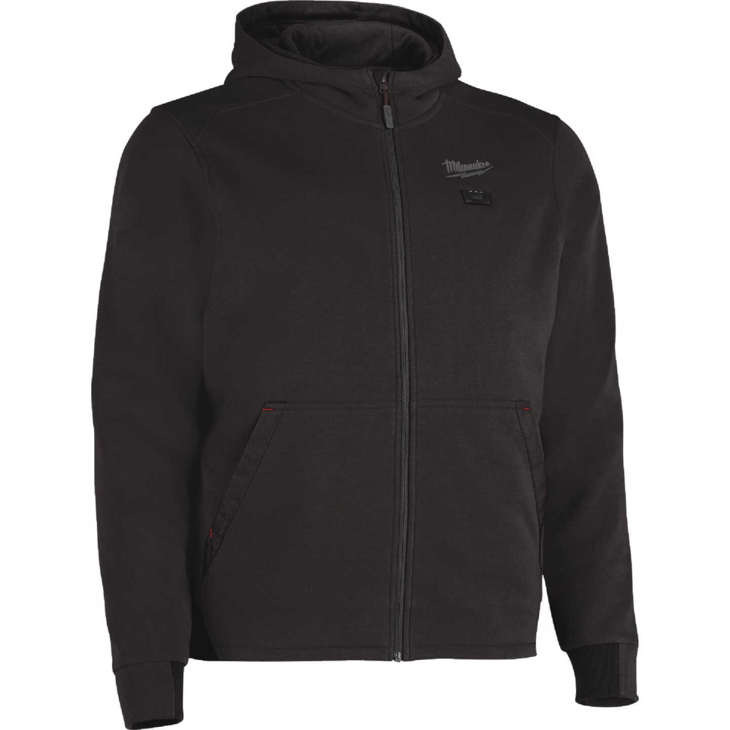 Milwaukee M12 Men's XL Black Full-Zip Heated Hoodie Kit Image 6
