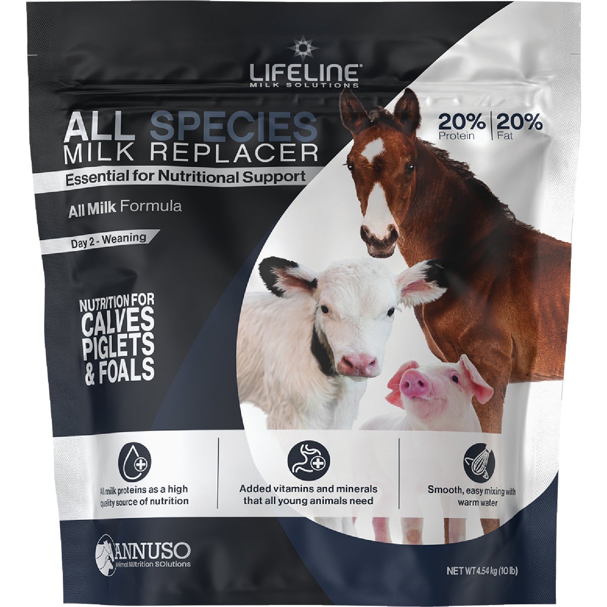 LifeLine 10 Lb. 20% Protein/20% Fat All Species Milk Replacer