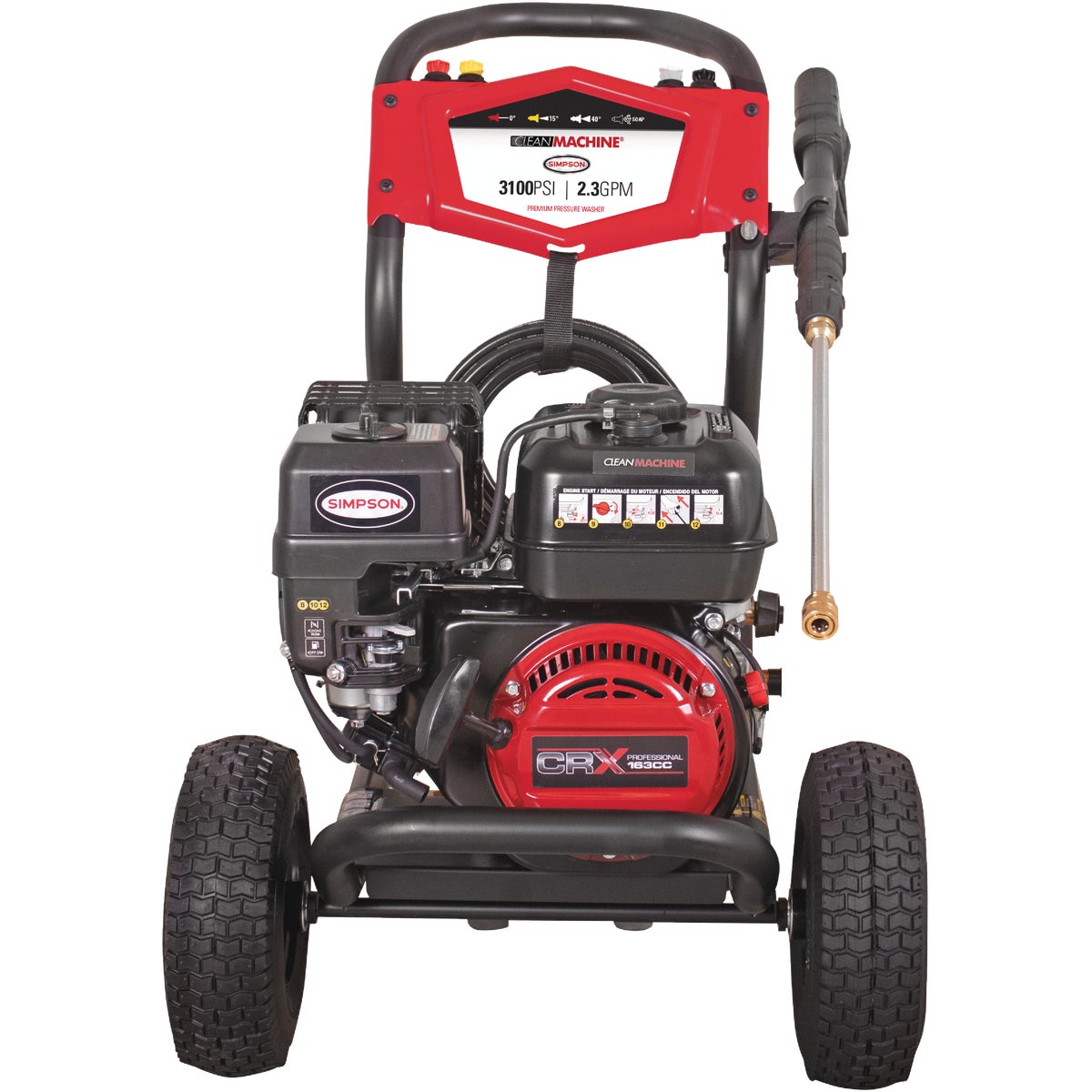 Simpson Megashot 3100 PSI 2.4 GPM Cold Water Gas Pressure Washer Image 7