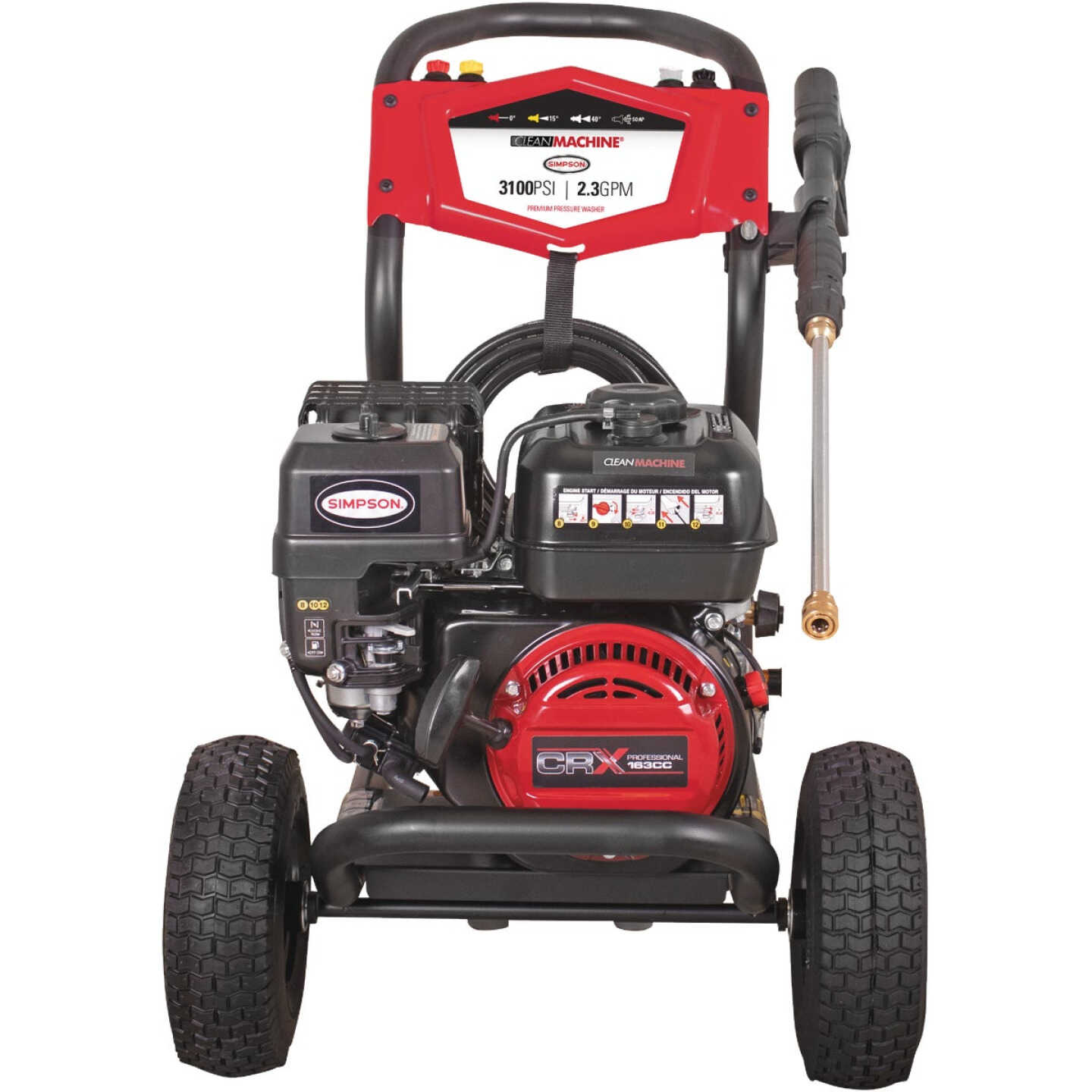 Simpson Megashot 3100 PSI 2.4 GPM Cold Water Gas Pressure Washer Image 7