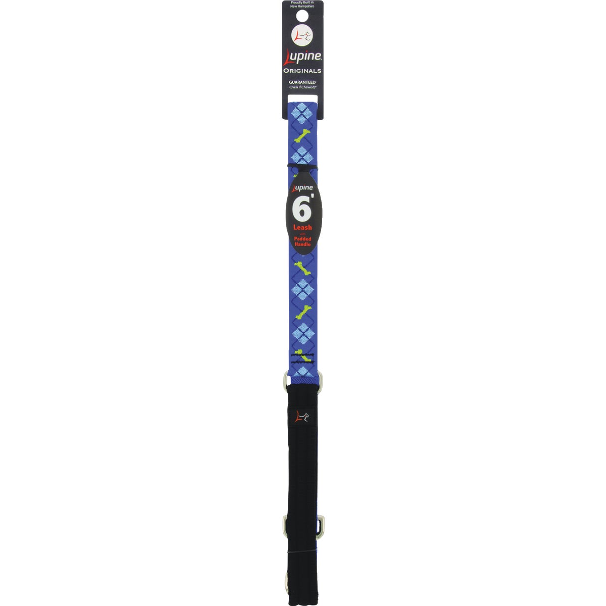 Lupine 1 In. x 6 Ft. Woven Pattern Dapper Dog Leash