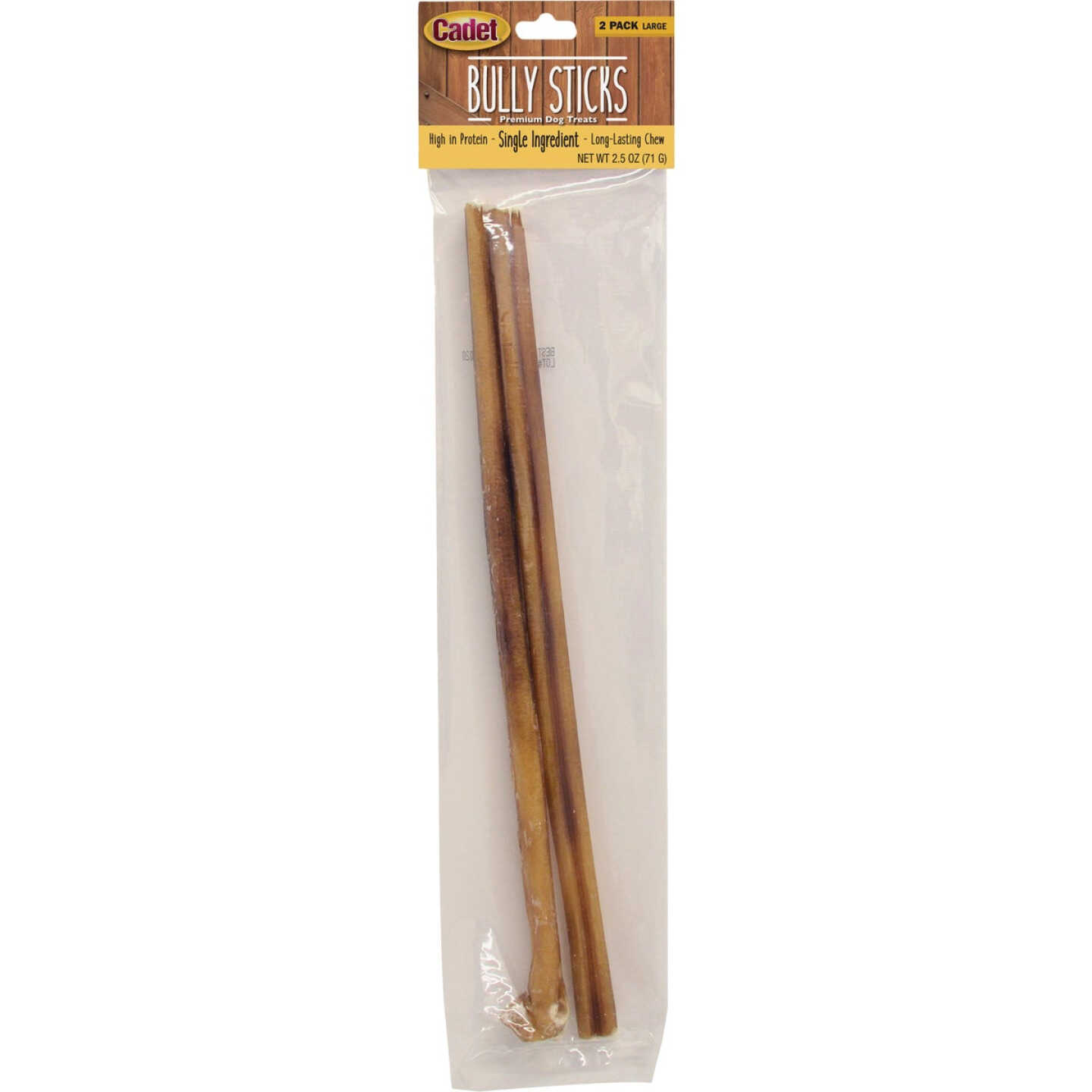 Cadet Bully Sticks Large Dog Treat (2-Pack) Image 1