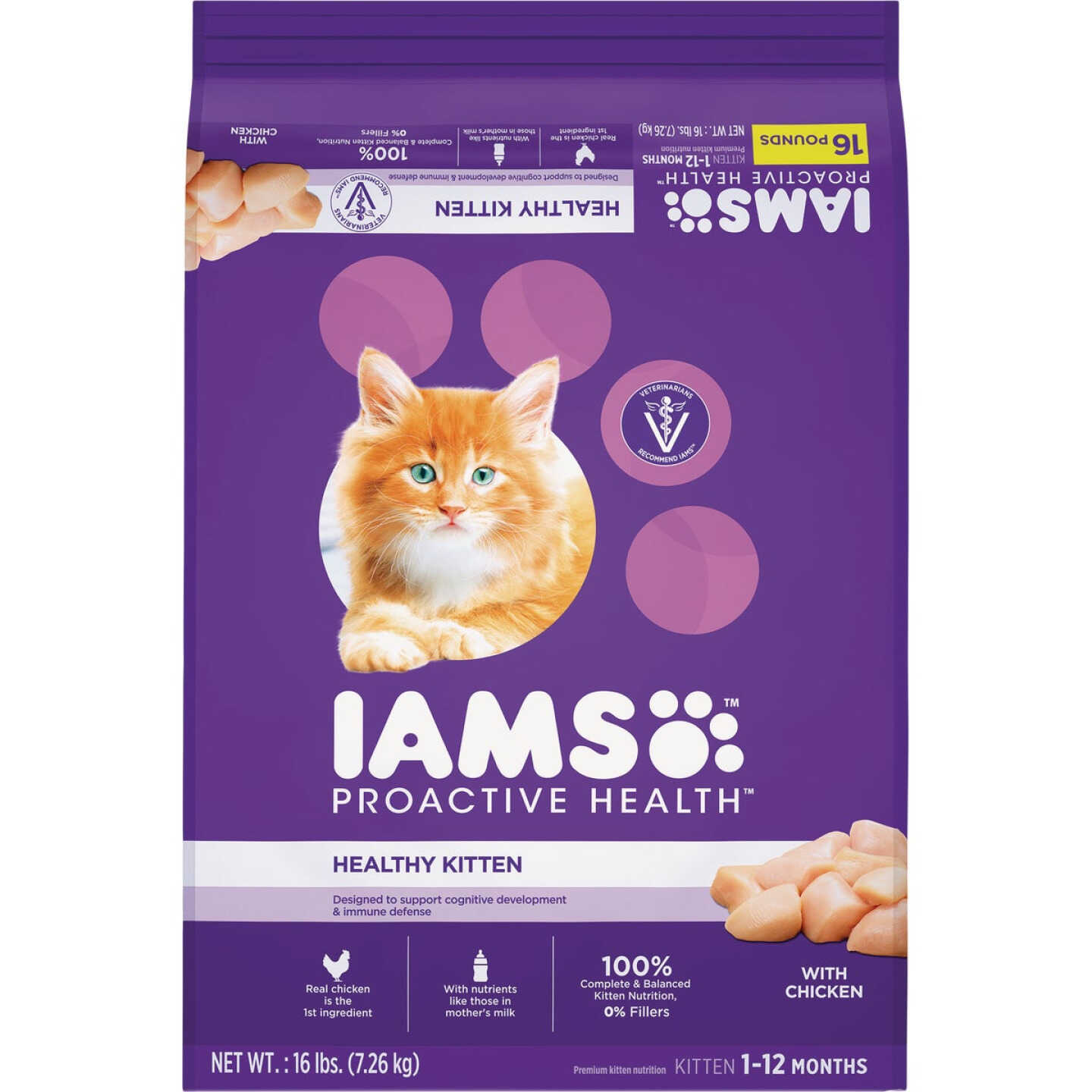 Iam Proactive Health 16 Lb. Chicken Flavor Dry Kitten Food Image 1