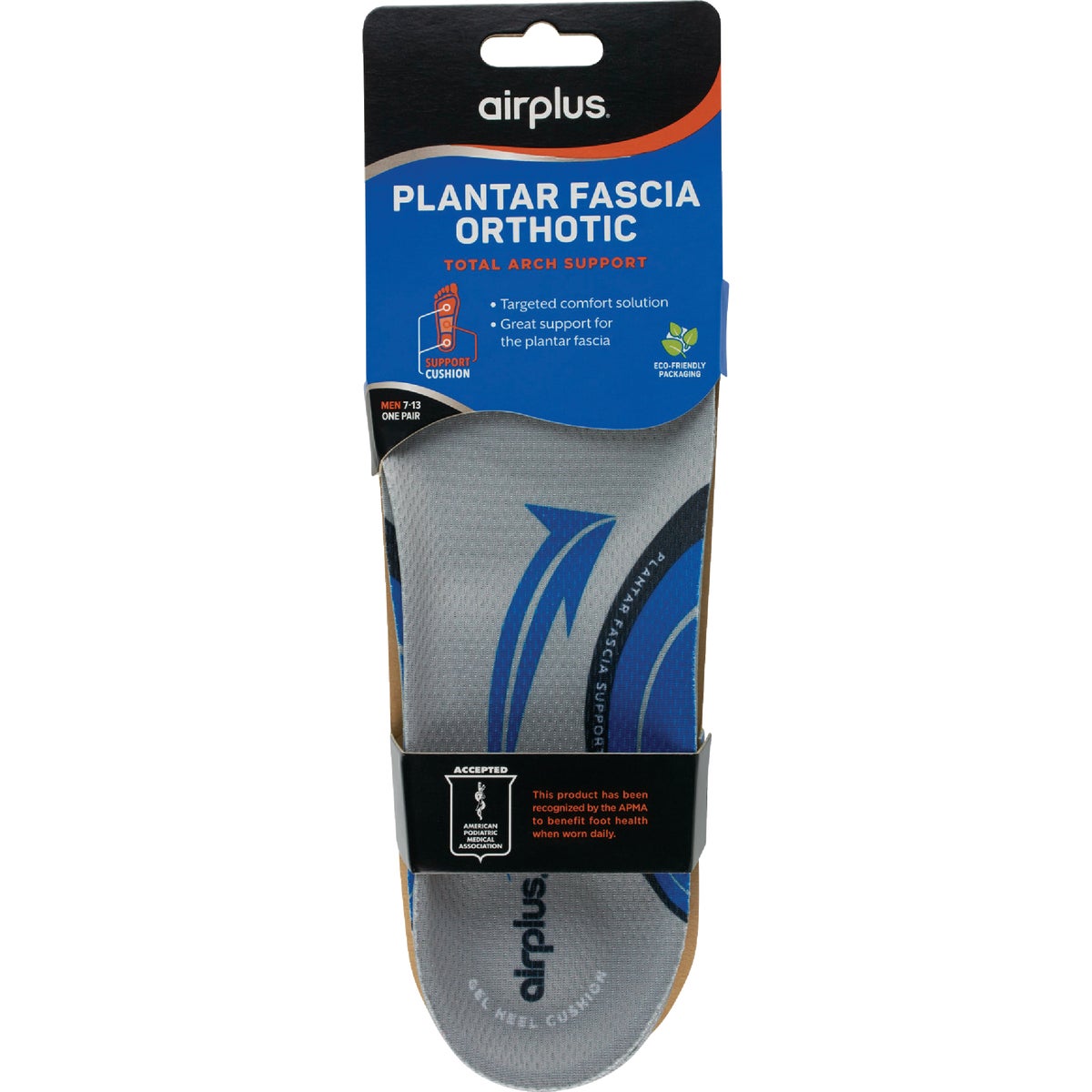 Implus Airplus Men's 7 to 12 Plantar Fascia Insoles Image 2