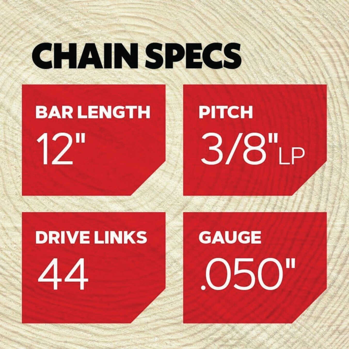 Oregon AdvanceCut 12 In. 44-Link 0.050 In. ga Chainsaw Chain Image 3