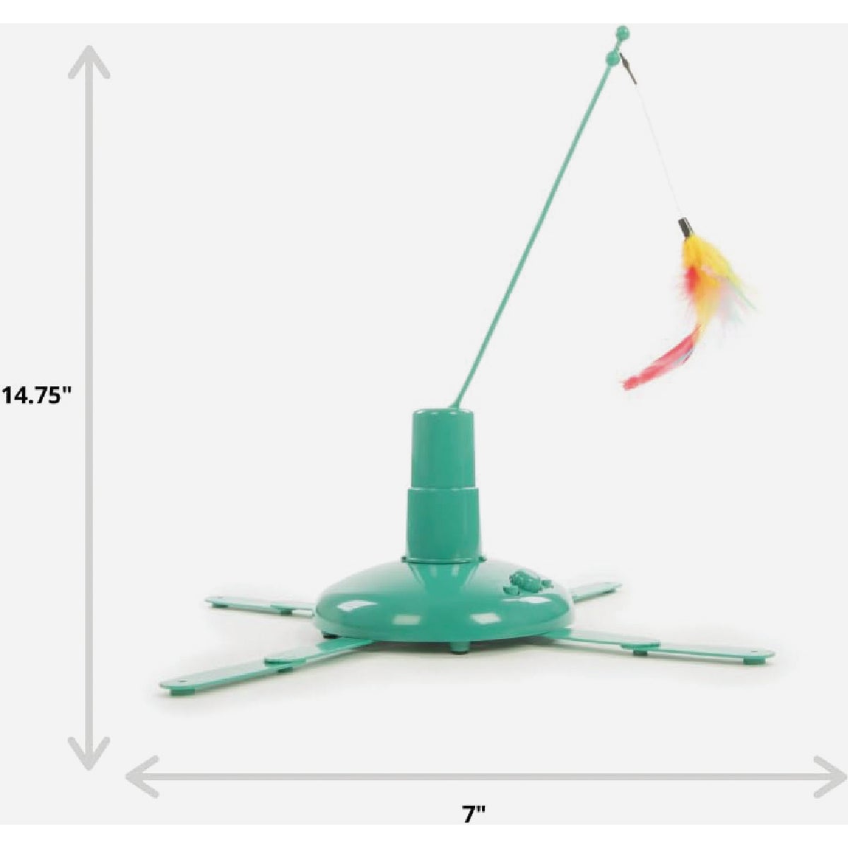 SmartyKat Loco Motion Electronic Motion Wand Cat Toy Image 2