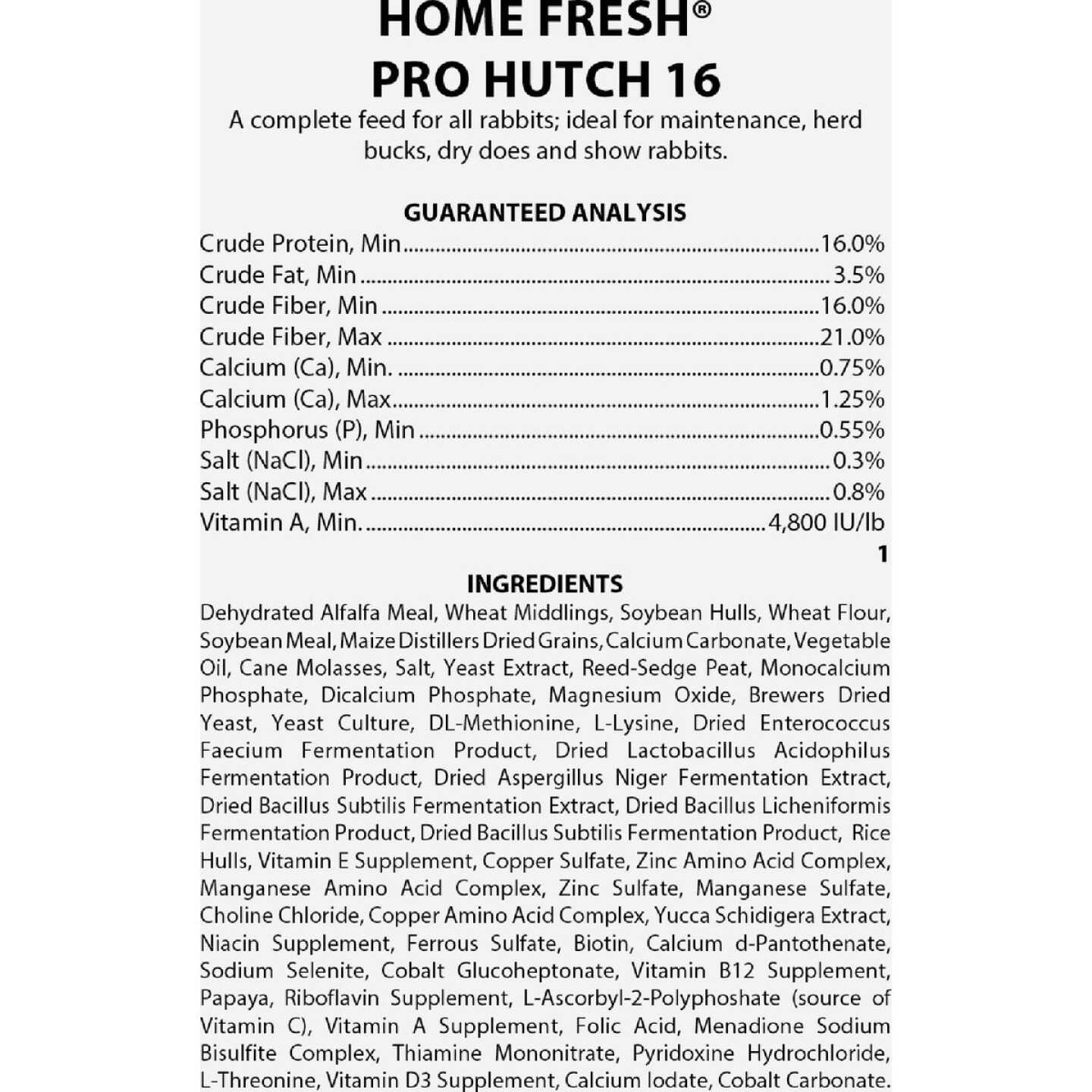 Kent Home Fresh Pro Hutch 16 50 Lb. Rabbit Feed Image 5