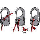 Nite Ize CamJam Plastic with Stainless Steel Gate Rope Tightener (4-Pack) Image 5