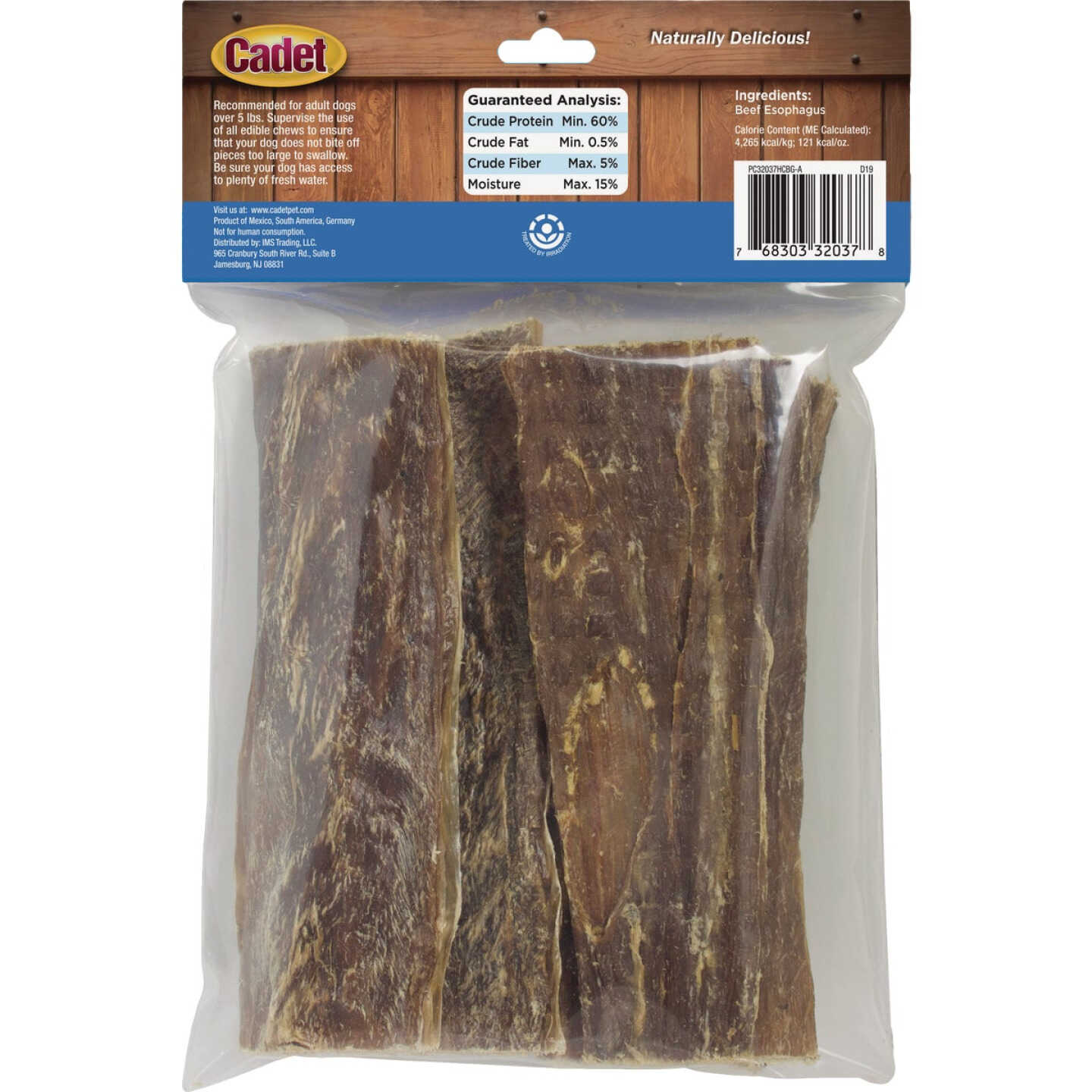 Cadet 4 Oz. 100% Real Beef Strips for Dogs, Medium (10-Pack) Image 1