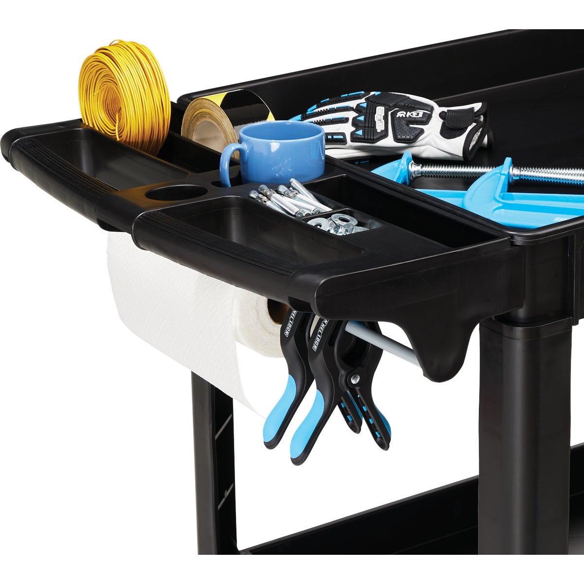 Channellock 500 Lb. Large 2-Shelf Utility Cart Image 3