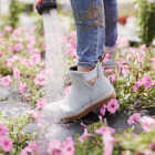 The Muck Boot Company Women's Blue Quilted Floral Original Ankle Boot, Size 10 Image 2