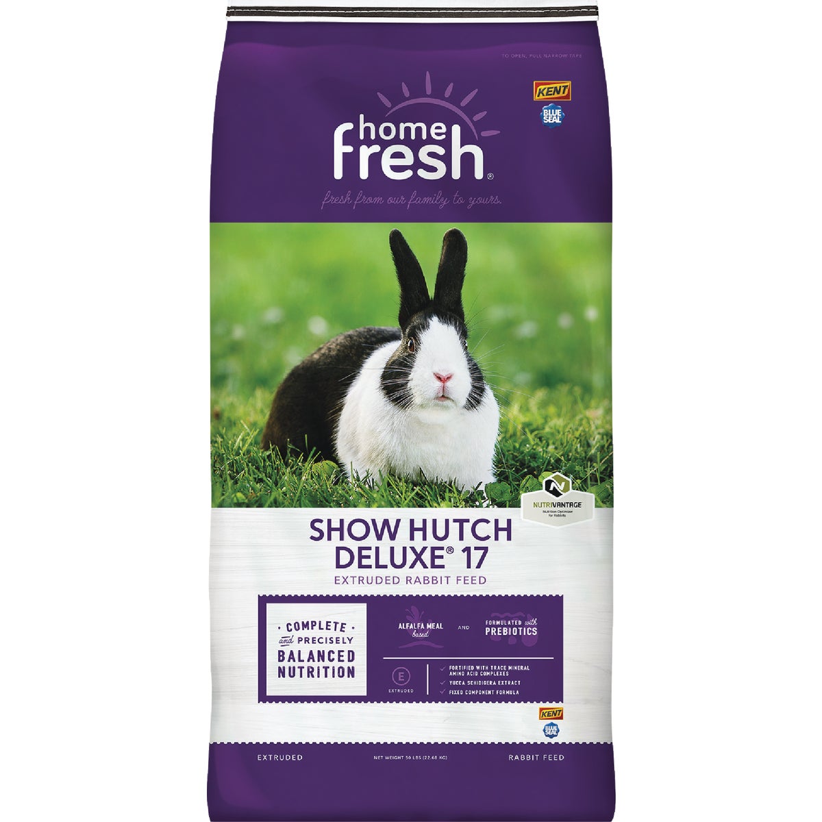 Kent Home Fresh Show Hutch Deluxe 17 50 Lb. Rabbit Feed