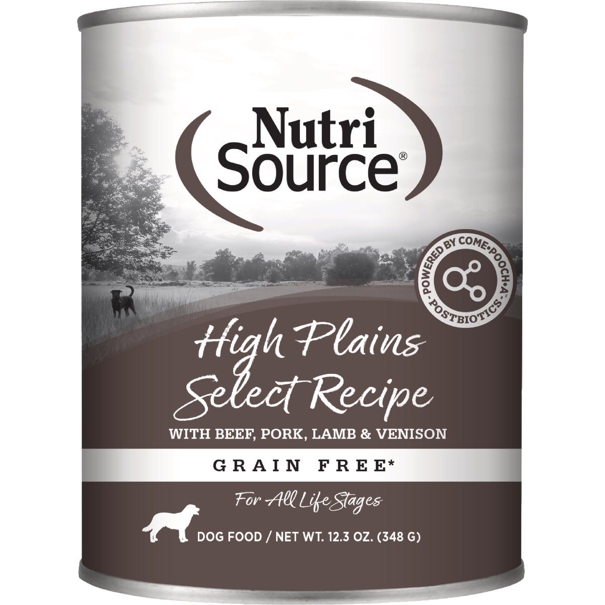 NutriSource 12.3 Oz. High Plains Select Recipe Grain Free Wet Dog Food Image 1