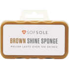 Sofsole Brown Shine Sponge Image 1