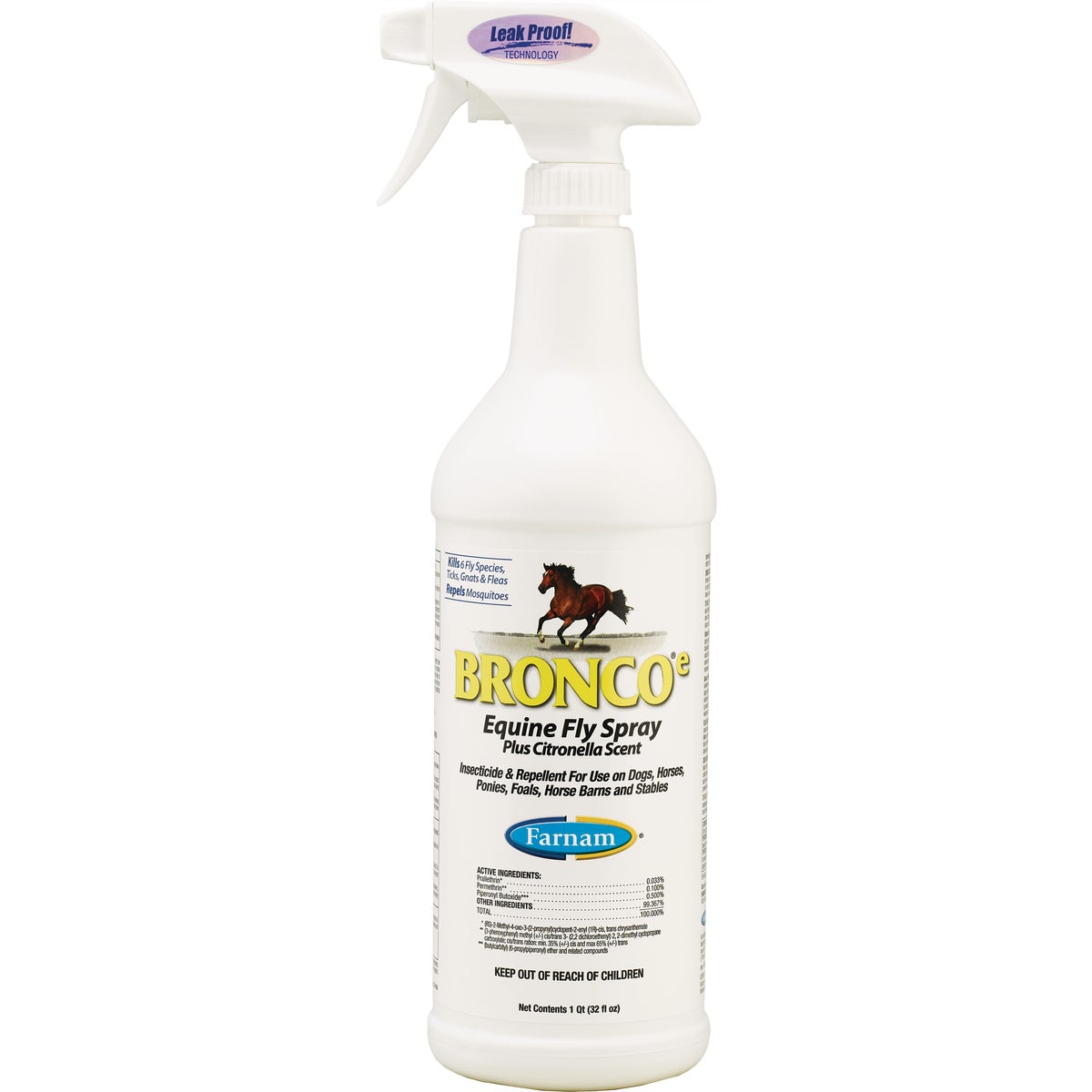 Farnam Bronco-e 32 Oz. Trigger Spray Equine Fly Spray