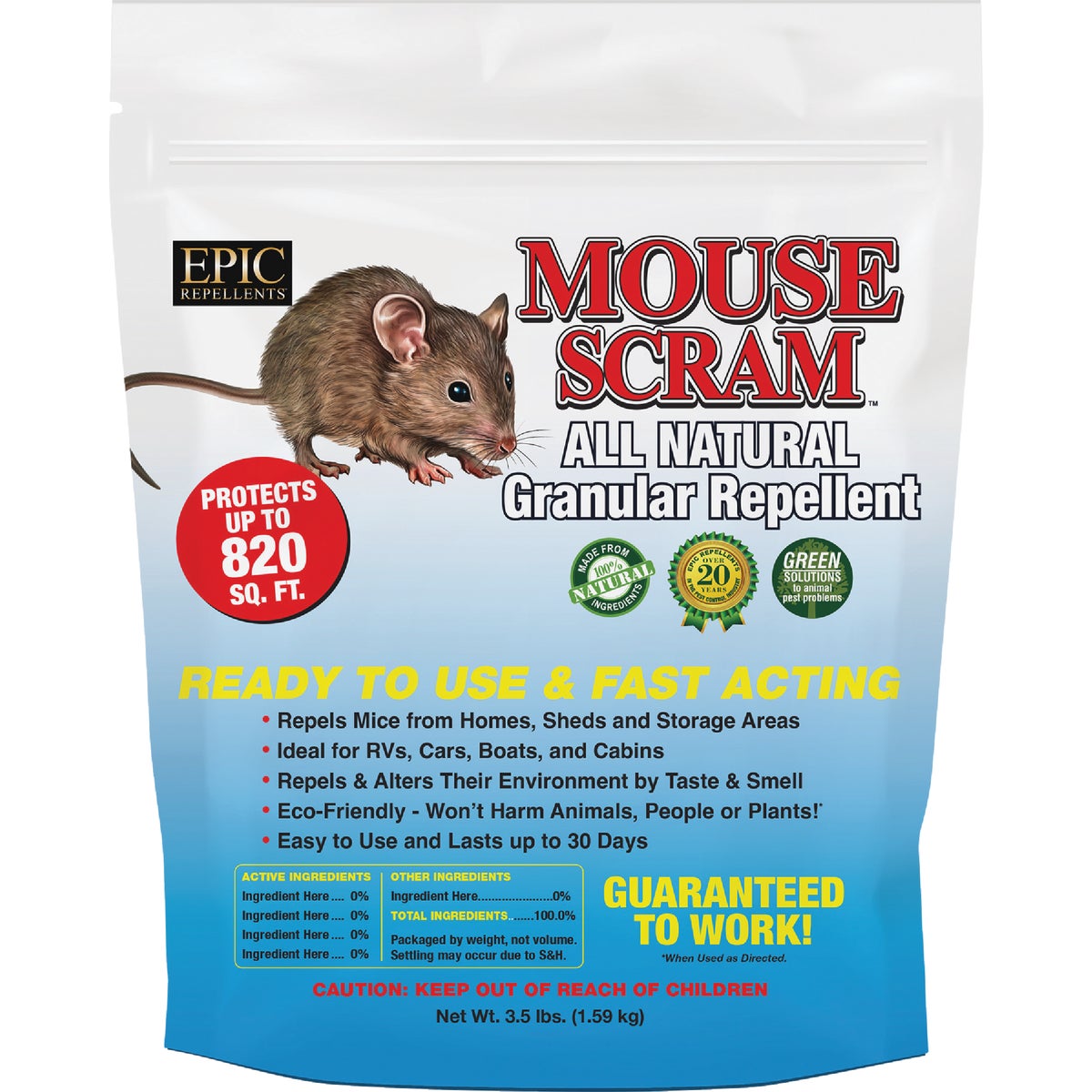 Mouse Scram 3.5 Lb. Mouse Repellent