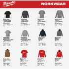 Milwaukee FREEFLEX Large Gray Midweight Pullover Hooded Sweatshirt Image 2