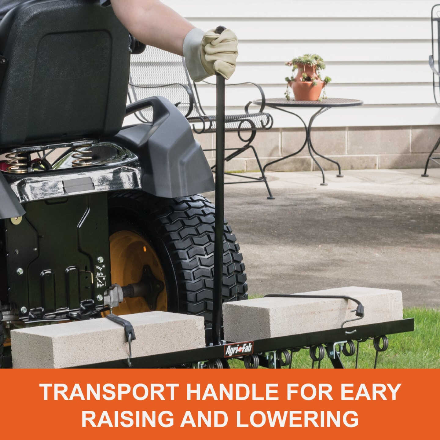 Agri-Fab 40 In. Tow-Behind Lawn De-Thatcher Image 5