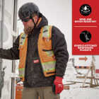 Milwaukee FREEFLEX Men's Small Black Softshell Hooded Jacket Image 3