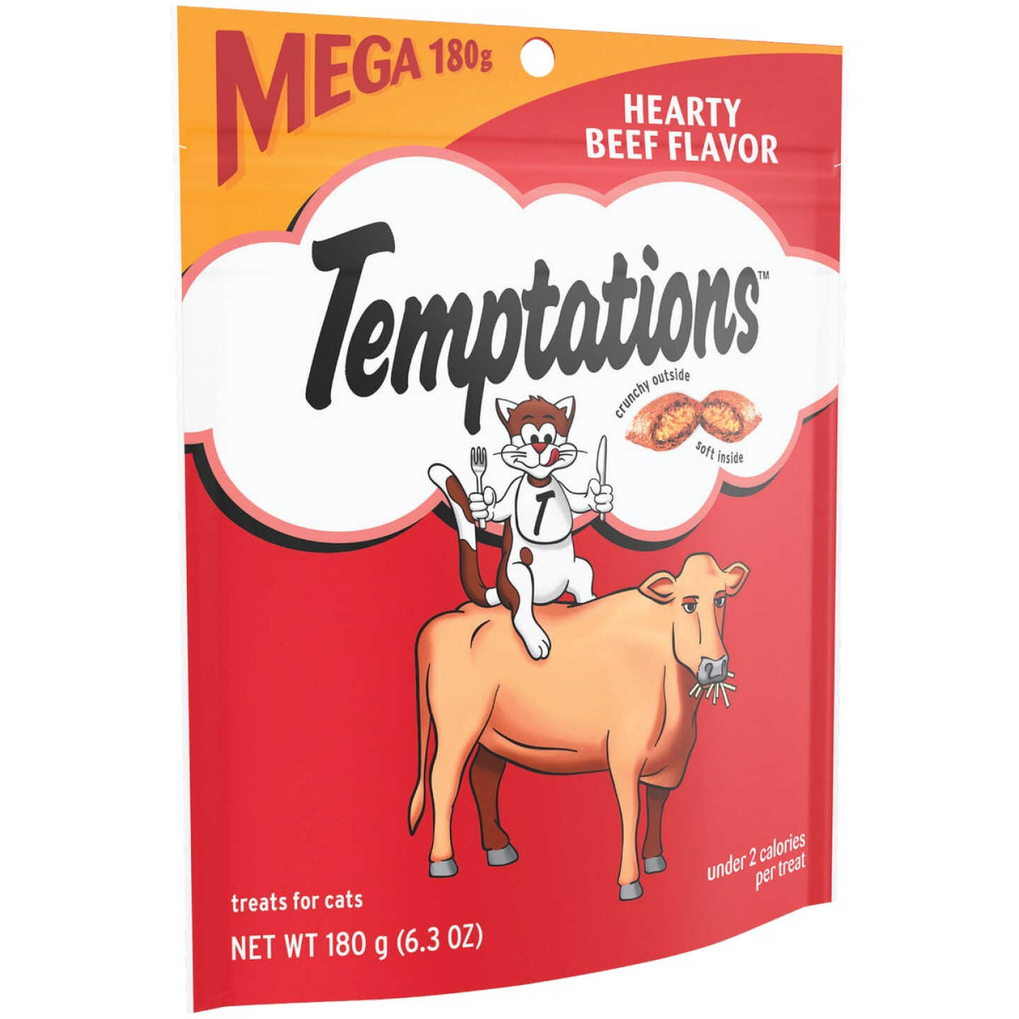 Temptations Hearty Beef 6.3 Oz. Cat Treats Image 1