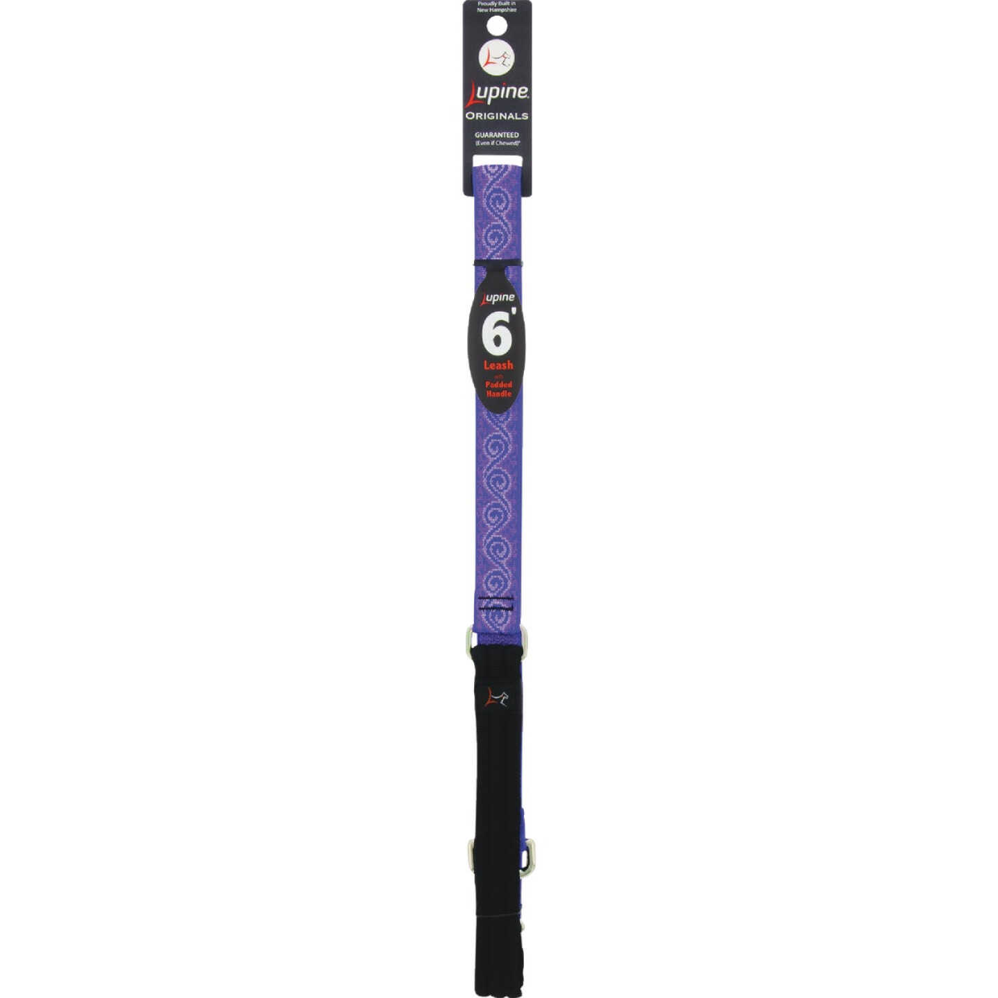 Lupine 1 In. x 6 Ft. Woven Pattern Jellyroll Dog Leash Image 1