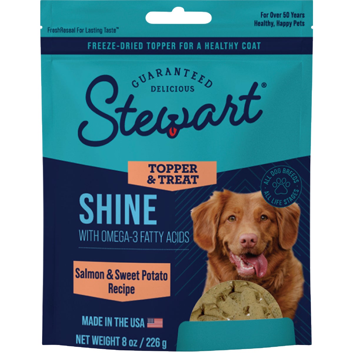 Stewart's Shine 8 Oz. Salmon Dog Food Topper