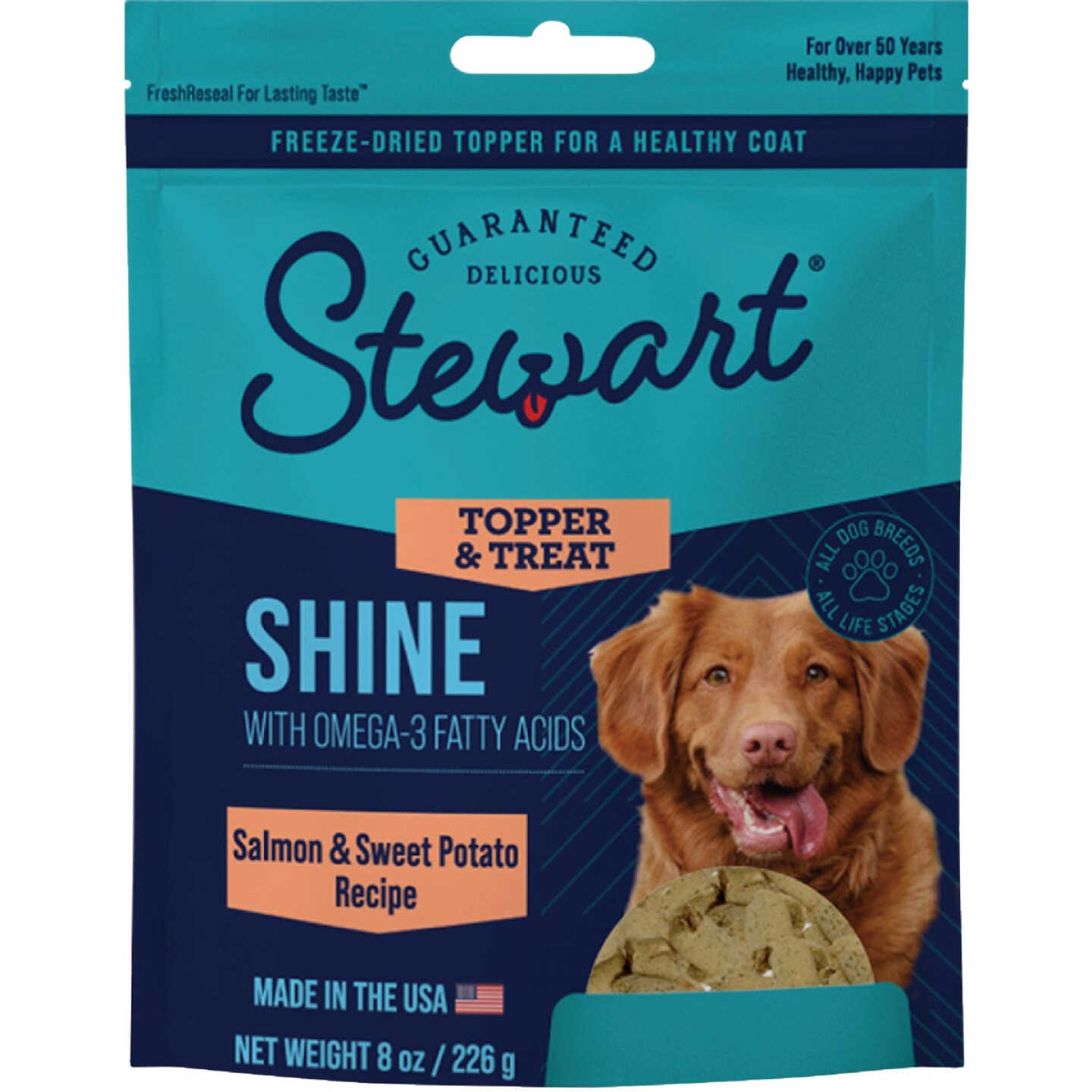 Stewart's Shine 8 Oz. Salmon Dog Food Topper Image 1