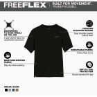 Milwaukee FREEFLEX Men's Medium Black Hybrid Short Sleeve Work Shirt Image 2