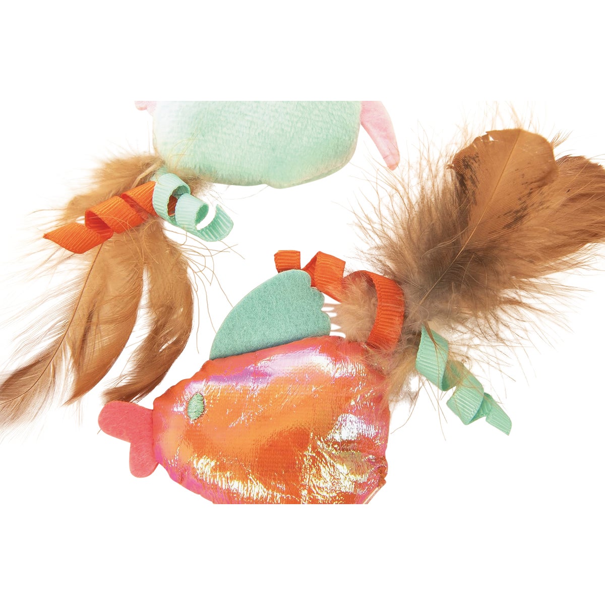 SmartyKat Silly Swimmers Plush Catnip Cat Toy (2-Pack) Image 3