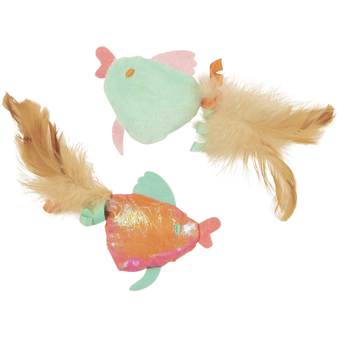 SmartyKat Silly Swimmers Plush Catnip Cat Toy (2-Pack) Image 2