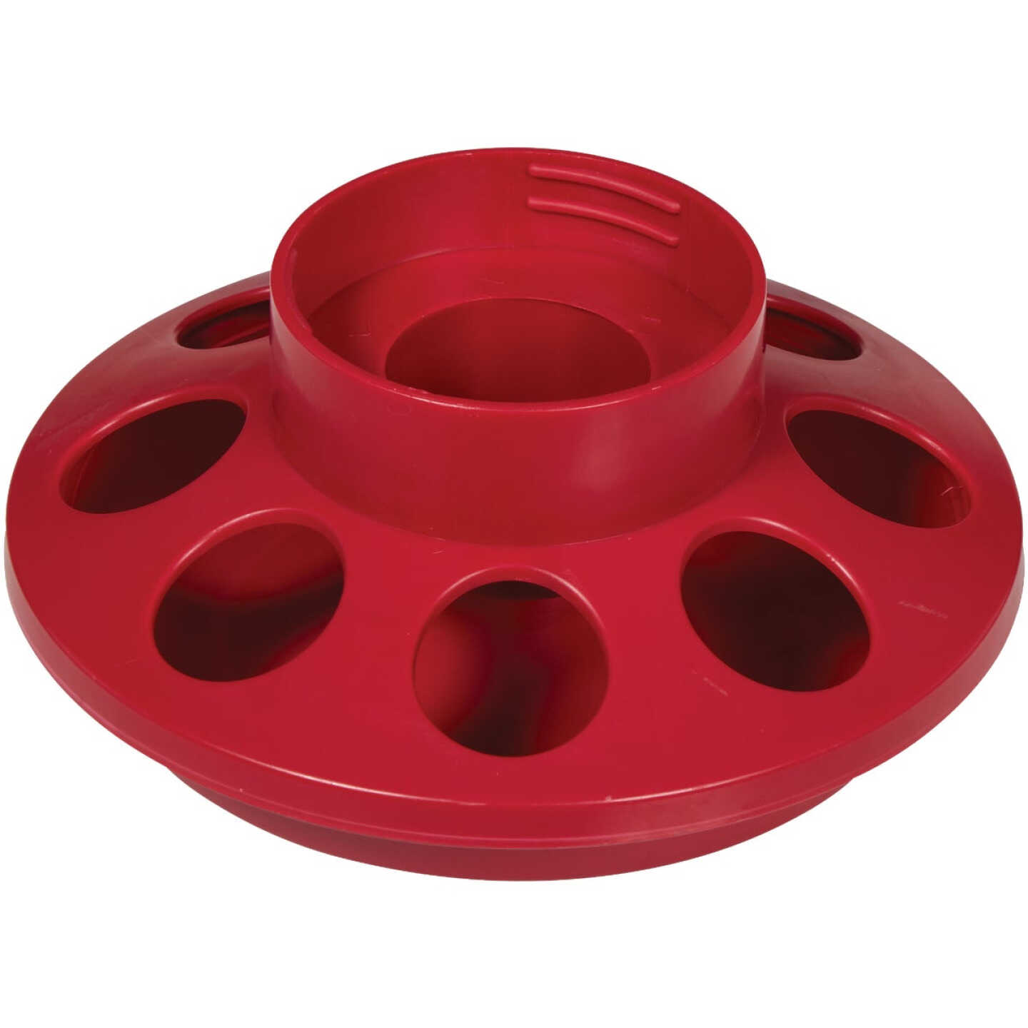 Farm-Tuff 1 Qt. Capacity Polypropylene Poultry Feeder Base Image 1