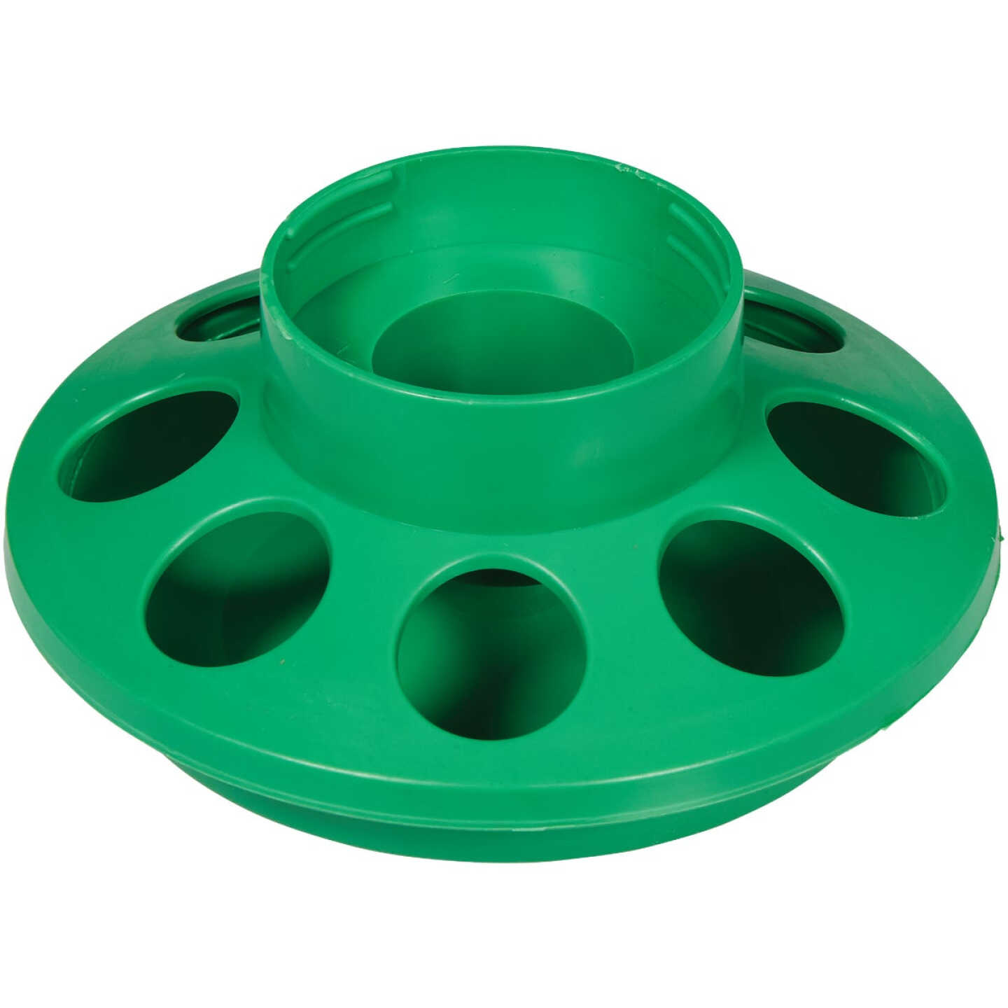 Farm-Tuff 1 Qt. Capacity Polypropylene Poultry Feeder Base Image 3