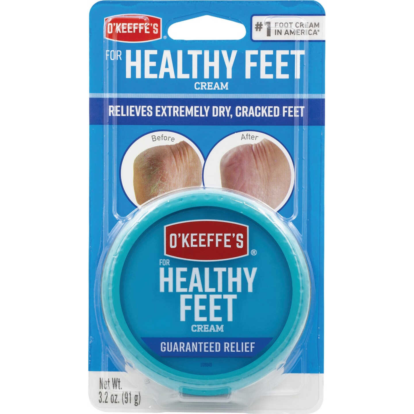 O'Keeffe's Healthy Feet 3.2 Oz. Jar Cream Lotion Image 1