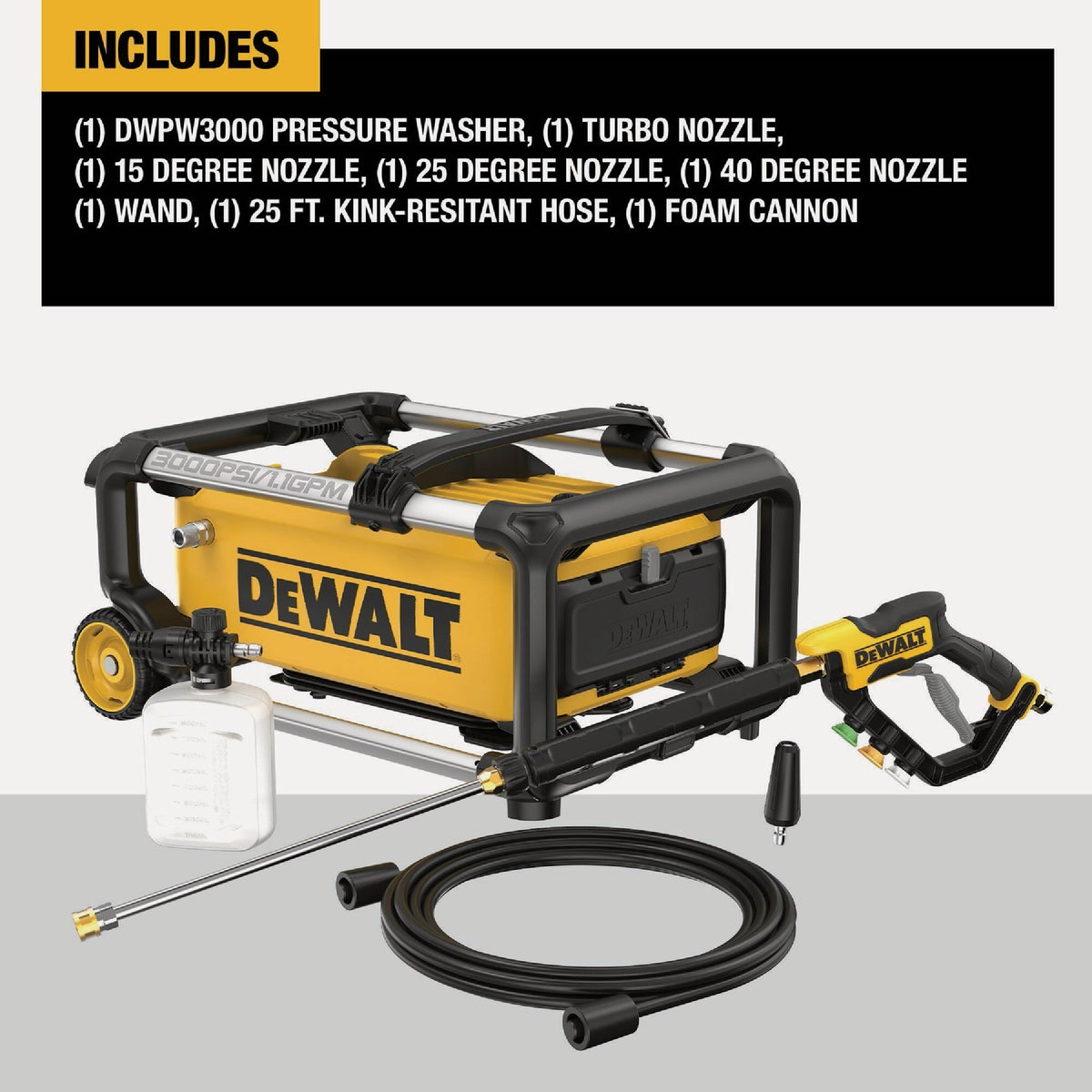 Dewalt AC 3000 PSI Pressure Washer Image 2