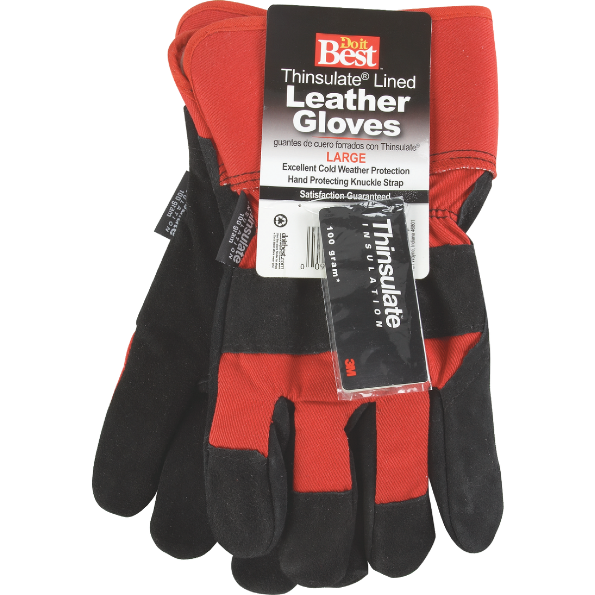 Do it Best Men's XL Leather Winter Work Glove Image 2