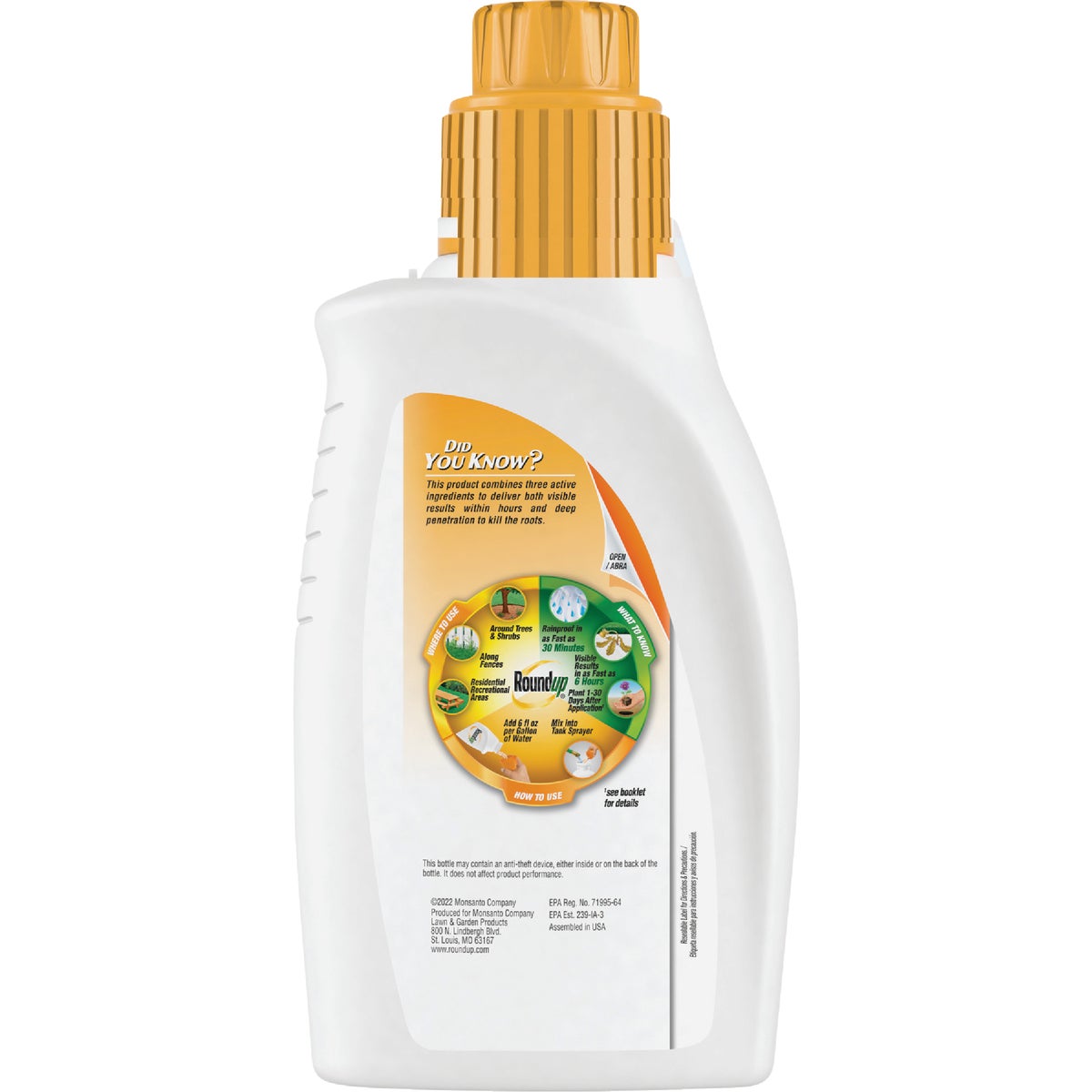 Roundup 32 Oz. Exclusive Formula Concentrate Poison Ivy Plus Tough Brush Killer Image 2