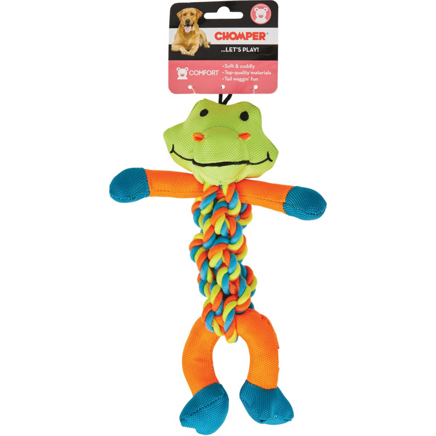 Boss Pet Chomper Rope Braided Body Dog Toy Image 2