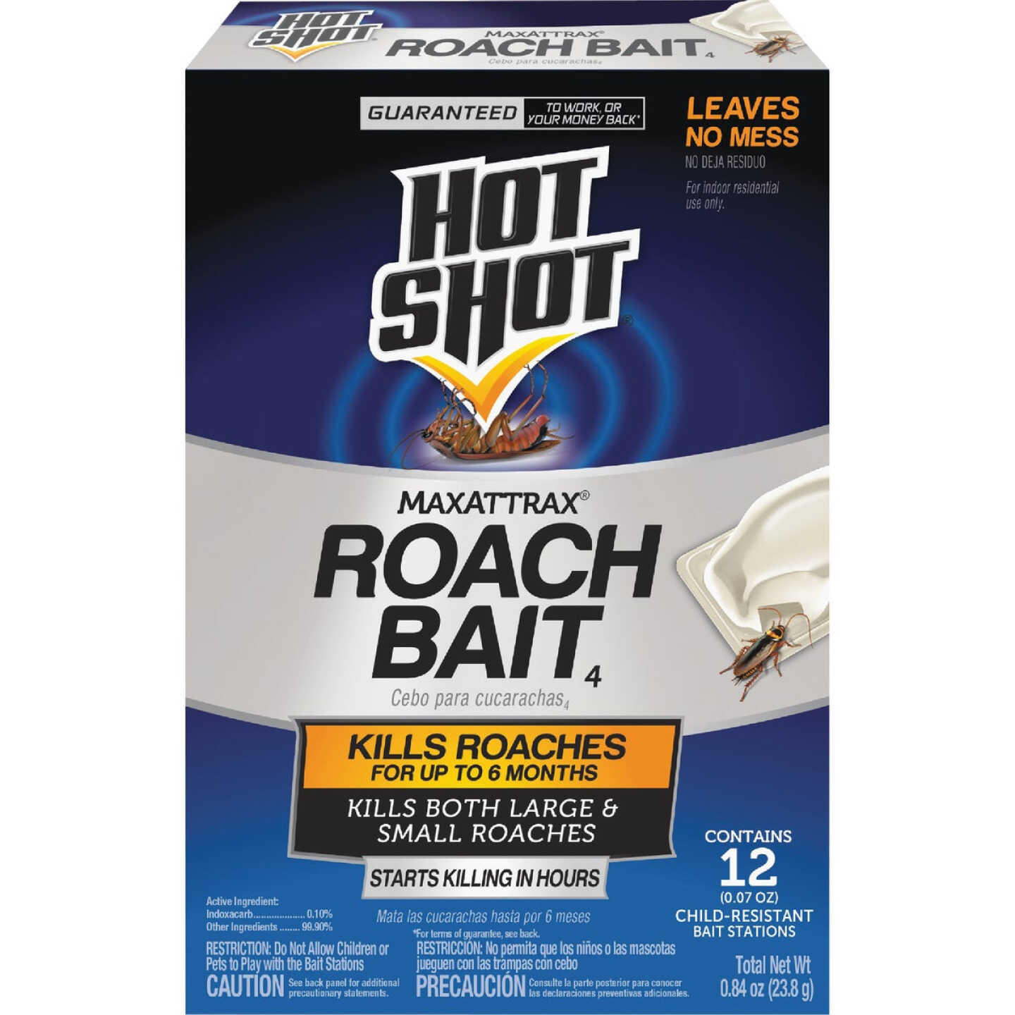 Hot Shot Max Attrax 0.84 Oz. Solid Roach Bait Station (12-Pack) Image 1