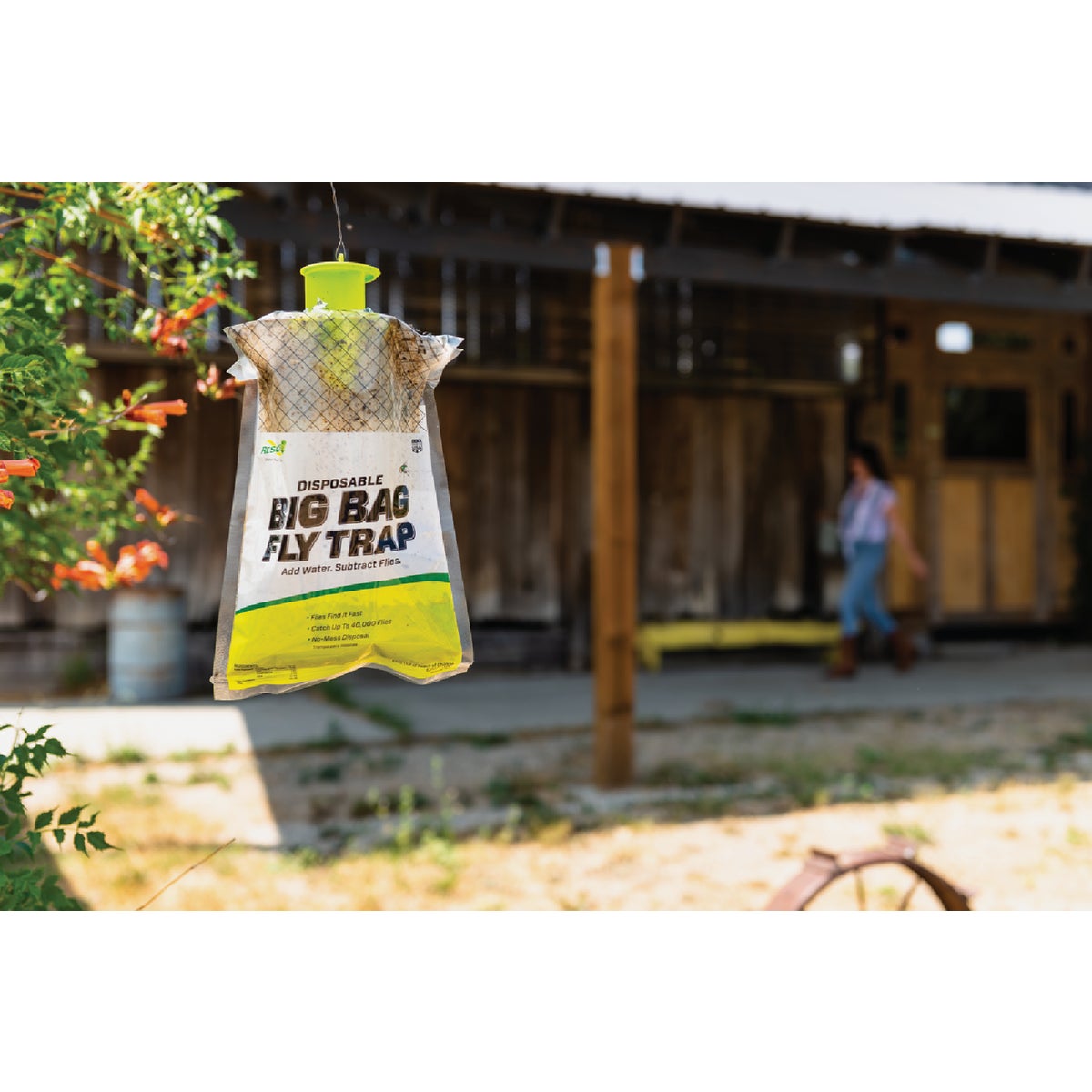 Rescue Big Bag Disposable Outdoor Fly Trap Image 2
