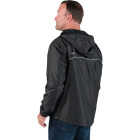 Berne Coastline Men's 2XL Black Lightweight Hooded Rain Jacket Image 2