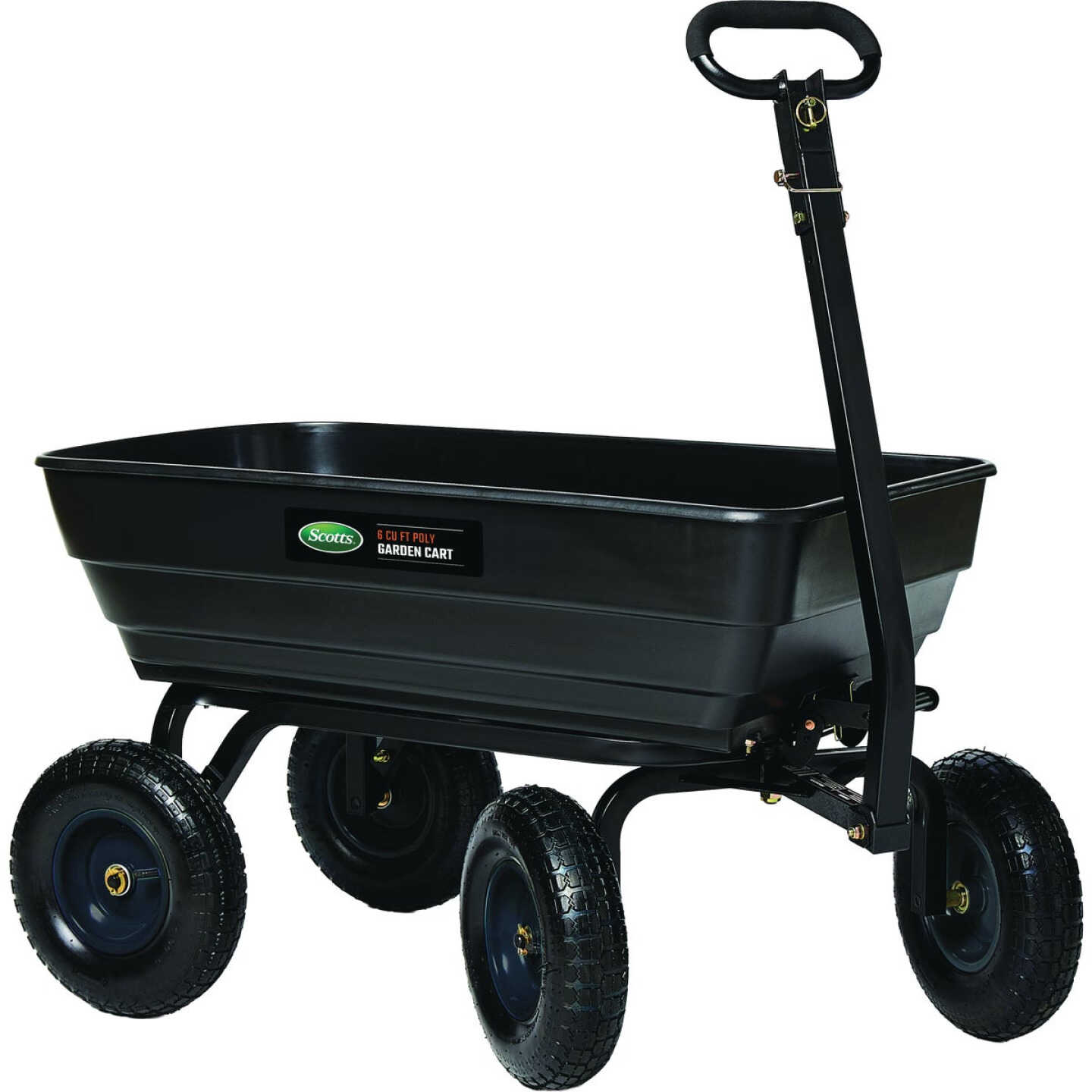 Scotts 6 Cu. Ft. 600 Lb. Poly Garden Cart Image 1