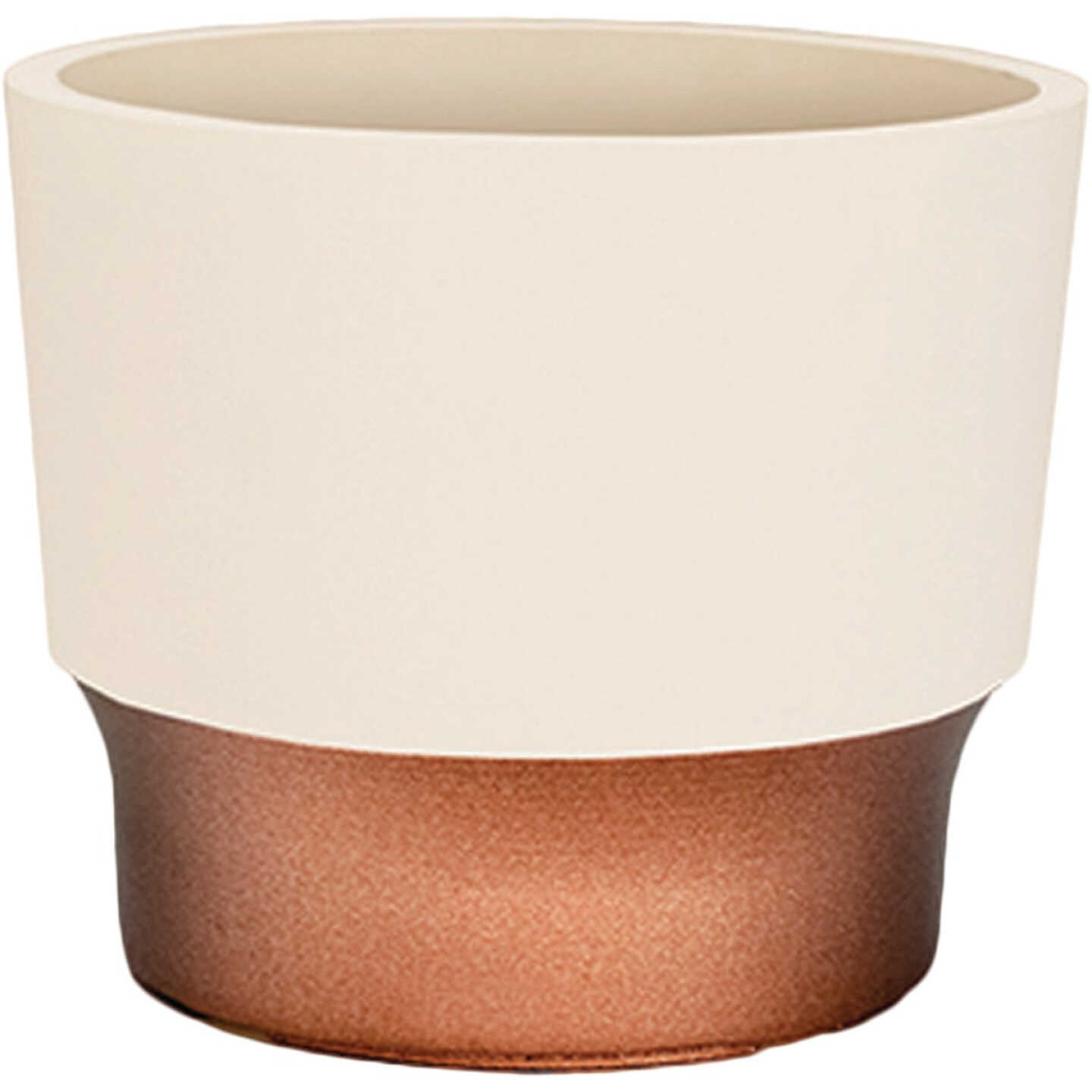 HC Companies Sprite 3 In. x 3 In. x 2.5 In. Resin Vanilla Bisque Succulent Pot Image 1